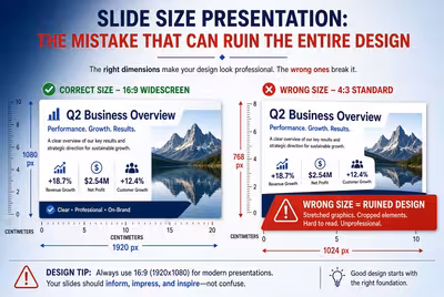 Slide Size Presentation: The Mistake That Can Ruin the Entire Design