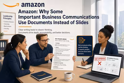 Why Some Important Business Communications Use Documents Instead of Slides