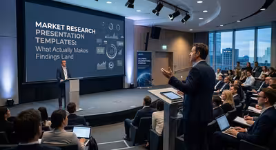 Market Research Presentation Templates: What Actually Makes Findings Land