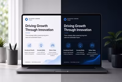 How to Design PowerPoint Slides for Both Dark and Light Environments