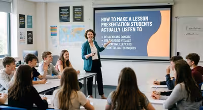 How to Make a Lesson Presentation Students Actually Listen To