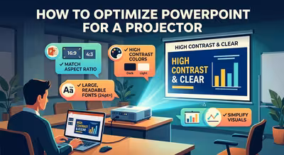 How to Optimize PowerPoint for a Projector