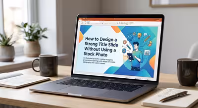 How to Design a Strong Title Slide Without Using a Stock Photo