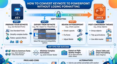 How to Convert Keynote to PowerPoint Without Losing Formatting