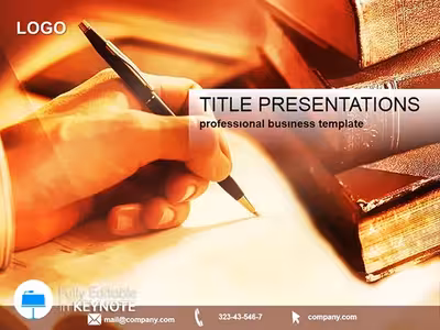 Creation Books Keynote Template: Author Tools