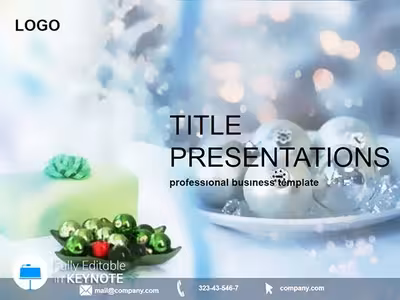 Christmas Decoration Keynote Theme