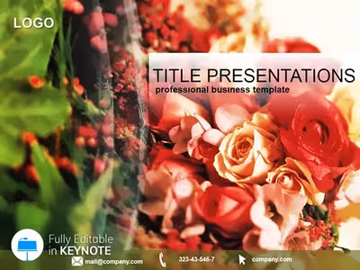 Flower Collection Keynote Template