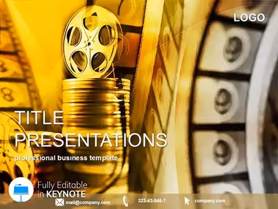 Cinematic Movie Studio Keynote Design