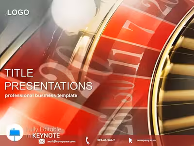 Exclusive Casino Keynote Template Design