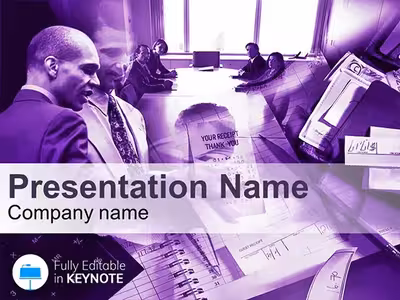 Editable Financial Statements Keynote