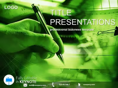 Financial Statement Keynote Template