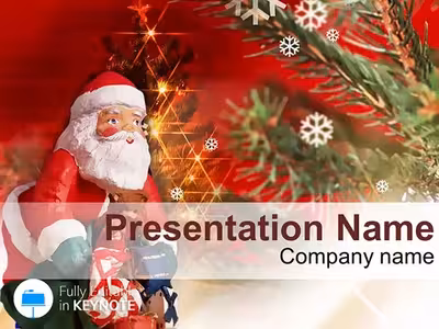 Versatile Christmas Theme Keynote Template