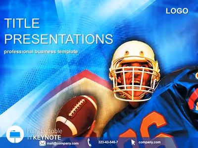 American Football Keynote Template Pack