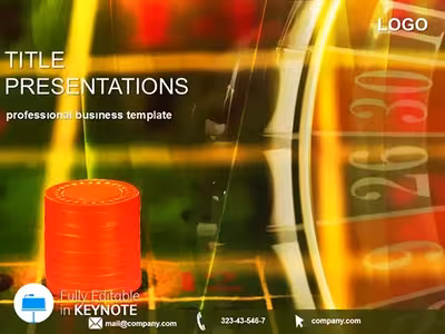 Roulette Casino Game Keynote Deck