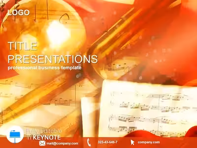 Musical Instruments Concert Keynote Pack