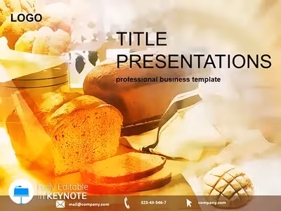 Full Table Bread Cooking Keynote Theme
