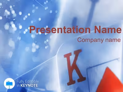 Thrilling Gambling Keynote Template Pack