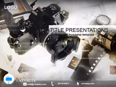 Studio Photography Keynote Template