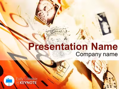 Postage Stamps Collecting Keynote Set