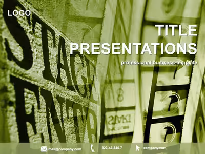 Film Clips PowerPoint Template: Design Presentation