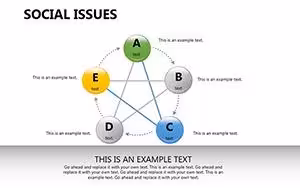 Social Issues PowerPoint Diagrams Template