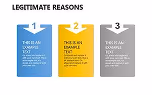 Legitimate Reasons PowerPoint Diagram Template: Empower Ethical Narratives