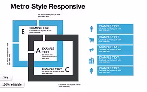 Metro Style Responsive Keynote Diagrams