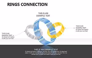 Rings Connection PowerPoint Diagrams: Forge Visual Bonds in 3D