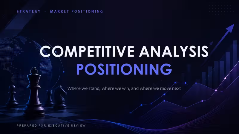Competitive Analysis Positioning PowerPoint Charts - Presentation Template