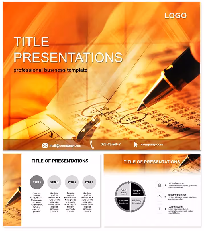 Financial Analysis Keynote Template Pro
