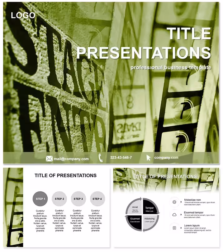 Dynamic Film Clips Keynote Templates