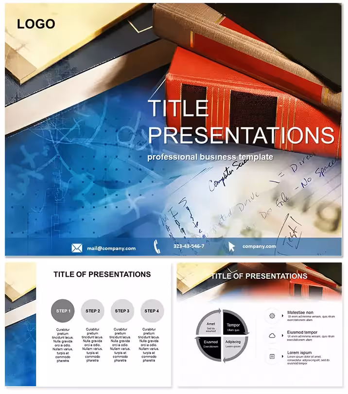 Scientific Books Keynote Template