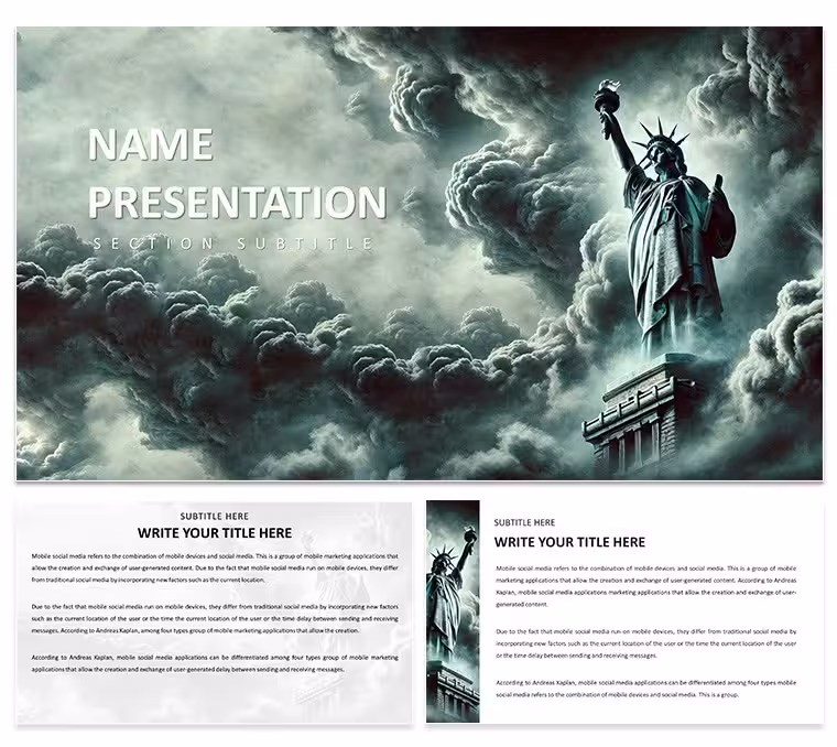 Civil Liberties Decline Keynote Diagrams - Free Editable Keynote | ImagineLayout