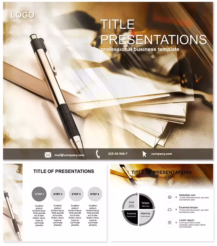 Professional Business Documents Keynote Template