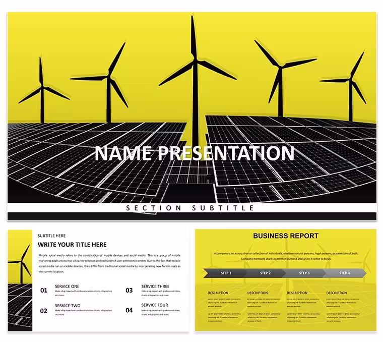 Keynote Renewable Energy Template for Pros - Editable | ImagineLayout