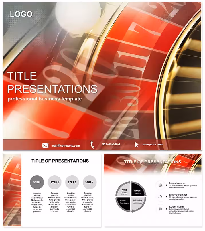 Exclusive Casino Keynote Template Design