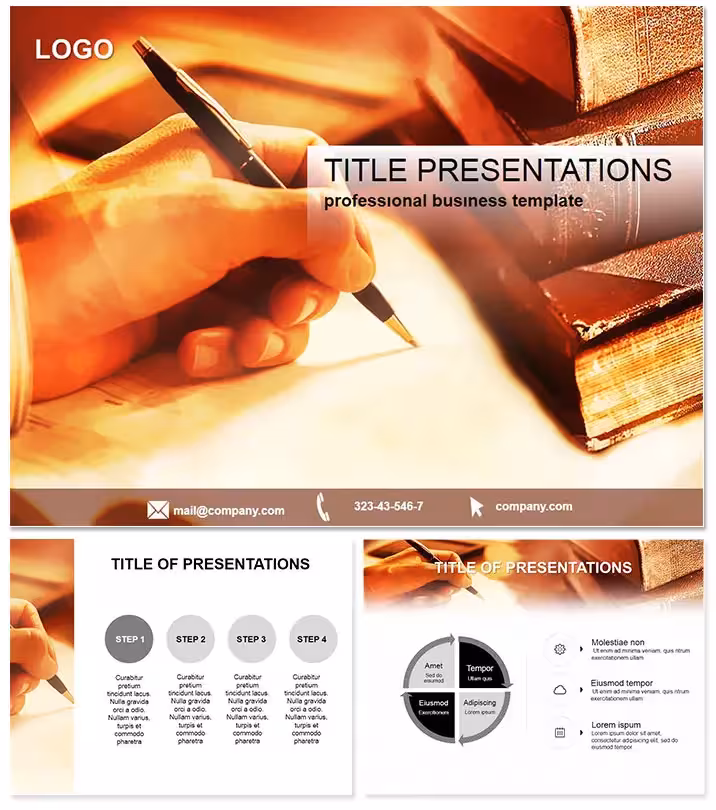 Creation Books Keynote Template: Author Tools