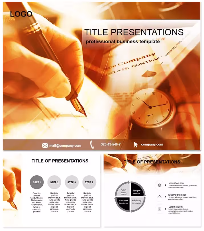 Legal Document Prep Keynote Template