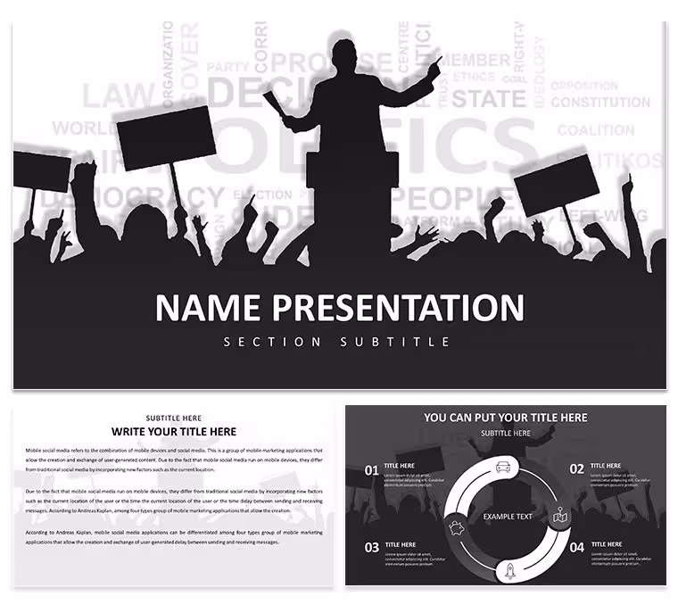 Public Speaking Diagrams - Editable Keynote | ImagineLayout