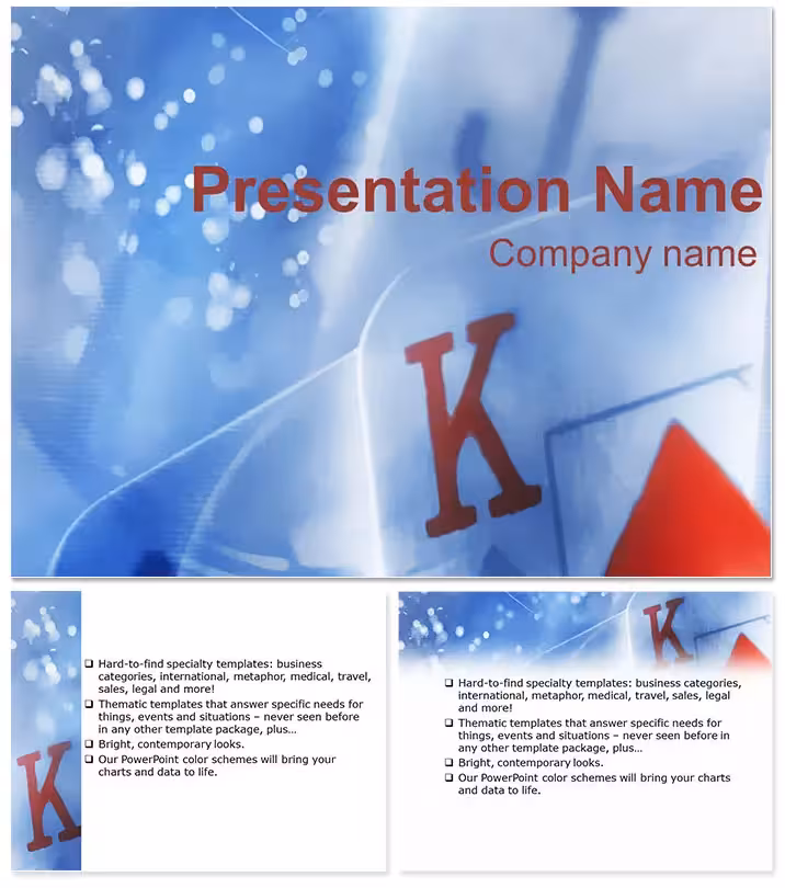 Thrilling Gambling Keynote Template Pack