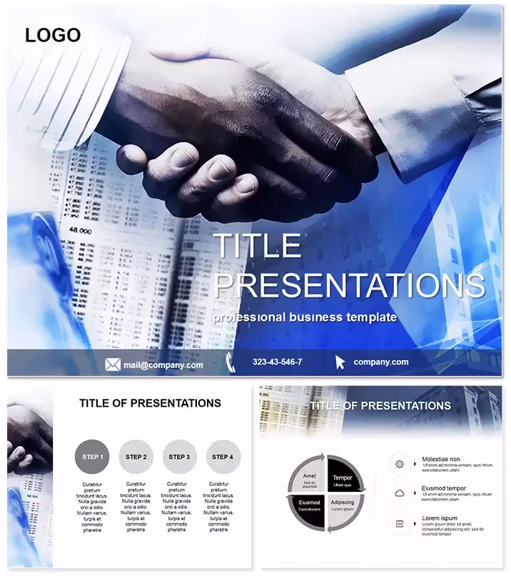Business Agreement Teamwork Keynote Template