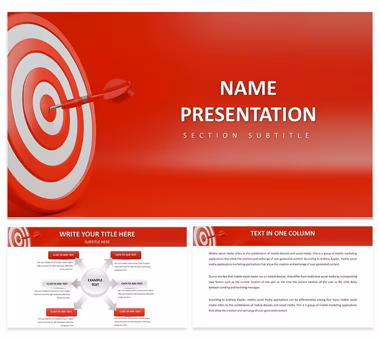 28 Goal Targeting Diagrams - Editable Keynote | ImagineLayout