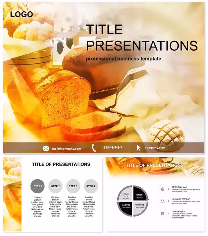 Full Table Bread Cooking Keynote Theme
