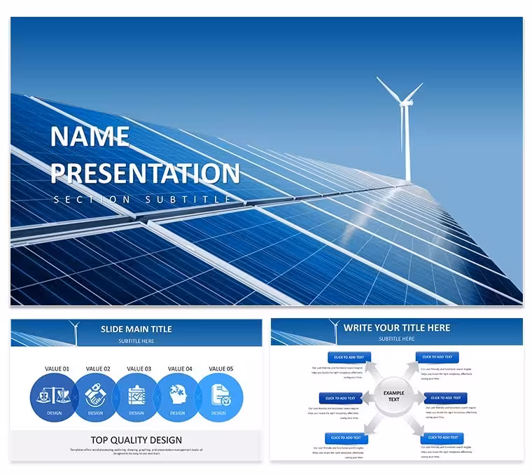 Keynote Renewable Energy Theme - Editable Keynote | ImagineLayout