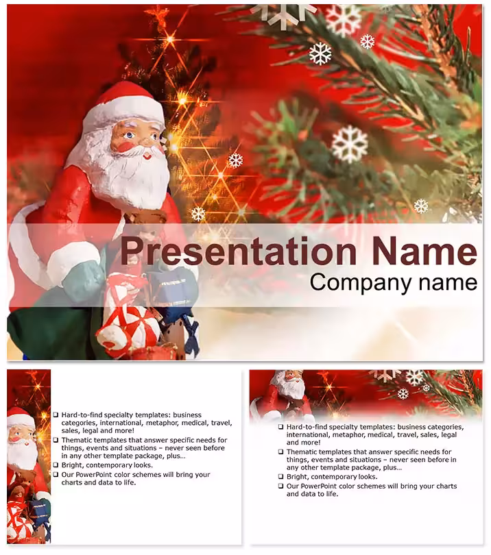 Versatile Christmas Theme Keynote Template