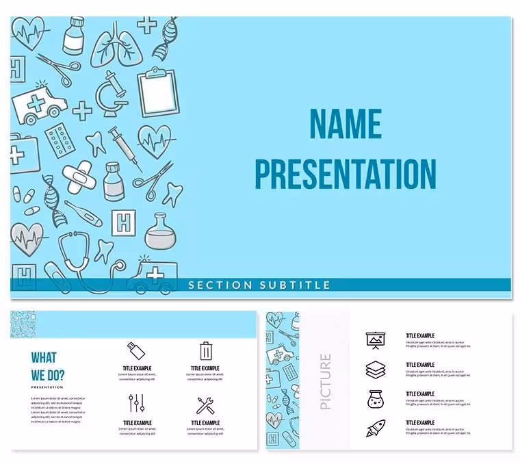 Medical Background PowerPoint template