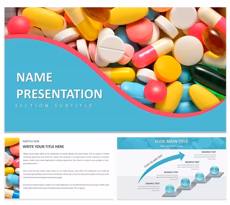 Pharmaceutical Industry Keynote Template: Precision in Every Slide