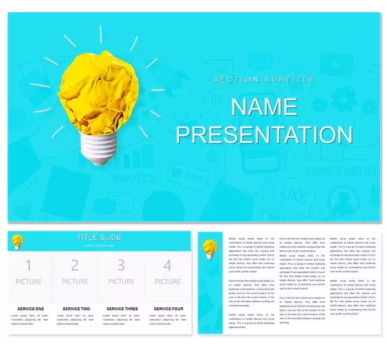 Creative Business Ideas PowerPoint Template: Ignite Success in Every Slide
