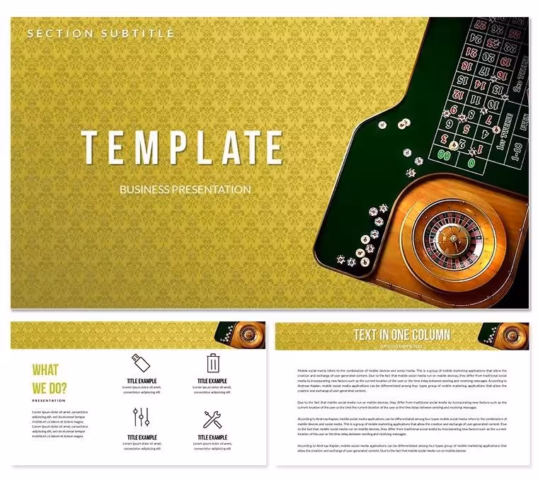 Roulette Rules Diagram Template - Editable PPTX | ImagineLayout