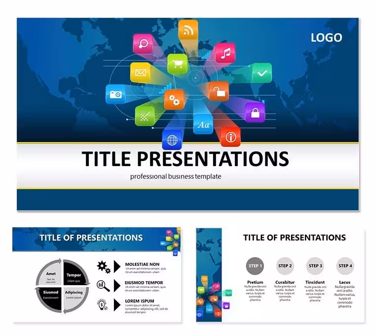 App Store PowerPoint Template - Presentation Themes